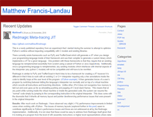 Tablet Screenshot of matthewfl.com